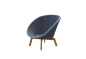 Mobile Preview: Cane-Line Peacock lounge Sessel m/Teak Beine
